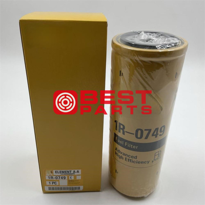 High Performance High Quality Excavator Engine Parts Diesel Fuel Filter Element 1R-0749