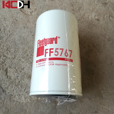 Excavator Engine Parts Fleetguard Fuel Filter Diesel Filter Element FF5767