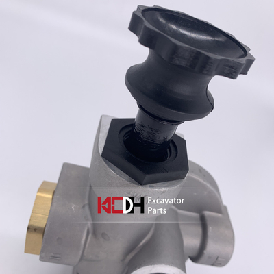 Kobelco SK200-8 excavator parts P502463 fuel filter manual oil pump aluminum base, suitable for air filter assembly