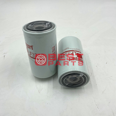 Excavator Engine Spare Parts Lube Spin - On Fleetguard Oil Filter Element OP592-2 LF3349 For Dongfeng Cummins Engine