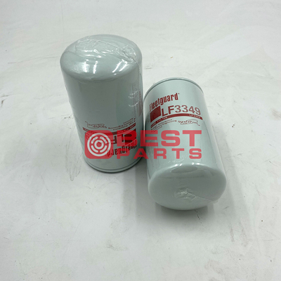 Excavator Engine Spare Parts Lube Spin - On Fleetguard Oil Filter Element OP592-2 LF3349 For Dongfeng Cummins Engine