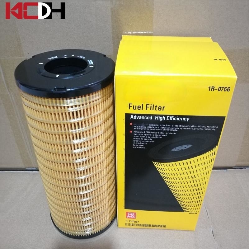 Excavator Engine Parts Diesel Filter Fuel Filter Element 1r-0756