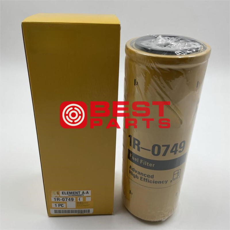 High Performance High Quality Excavator Engine Parts Diesel Fuel Filter Element 1R-0749