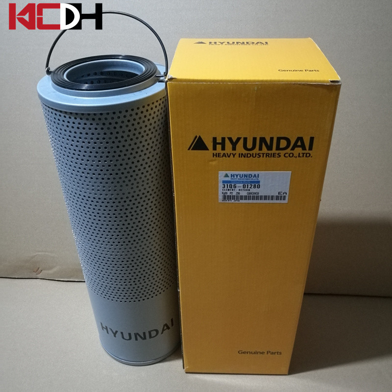 Hyundai R215-9 R225-9 Excavator Parts Hydraulic Oil Return Filter 31Q6-01280