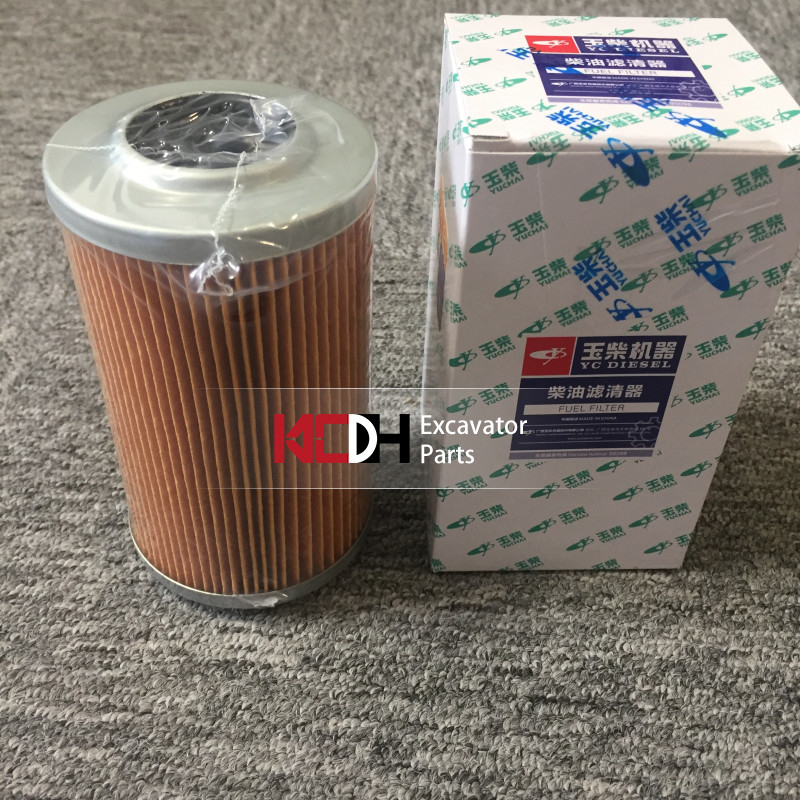 Excavator Engine Parts Diesel Fuel Filter Element Assembly 644-1105011 For YUCHAI