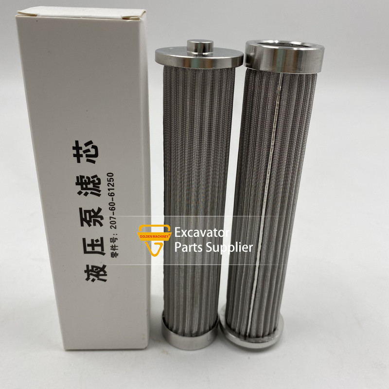 207-60-61250 Excavator Hydraulic Pump Filter For Komatsu PC360 400-7