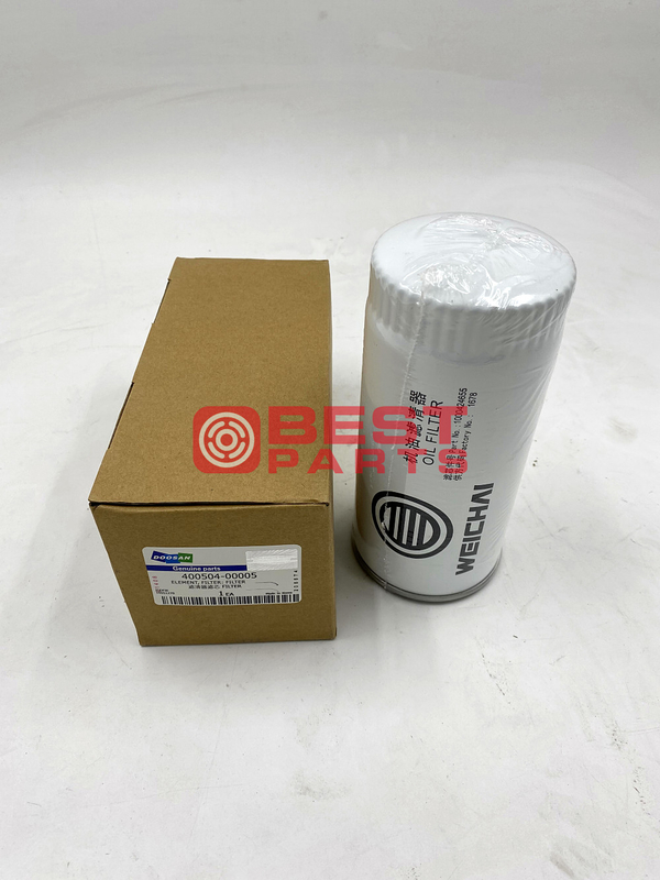 Excavator Engine Parts Wheel Loader Oil Filter 400504-00005 For Doosan SD300