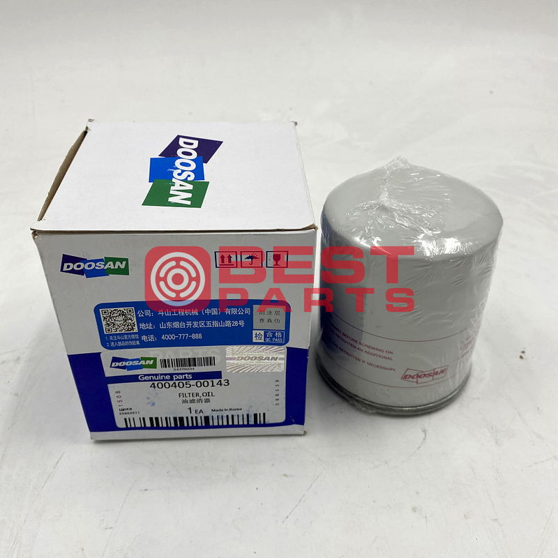 DOOSAN Hydraulic Oil Filter Element High Performance Construction Machinery 400405-00143