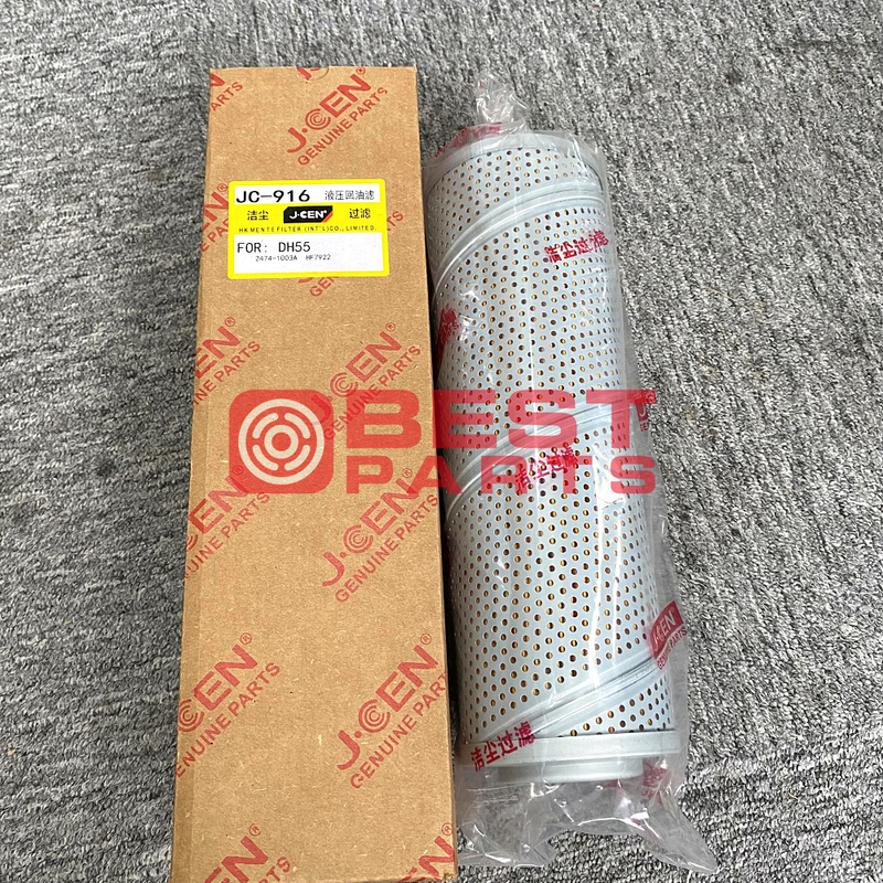 Excavator Parts Hydraulic Return Oil Filter 2474-1003A HF7922 400504-00371 For JCEN DH55 JC-916